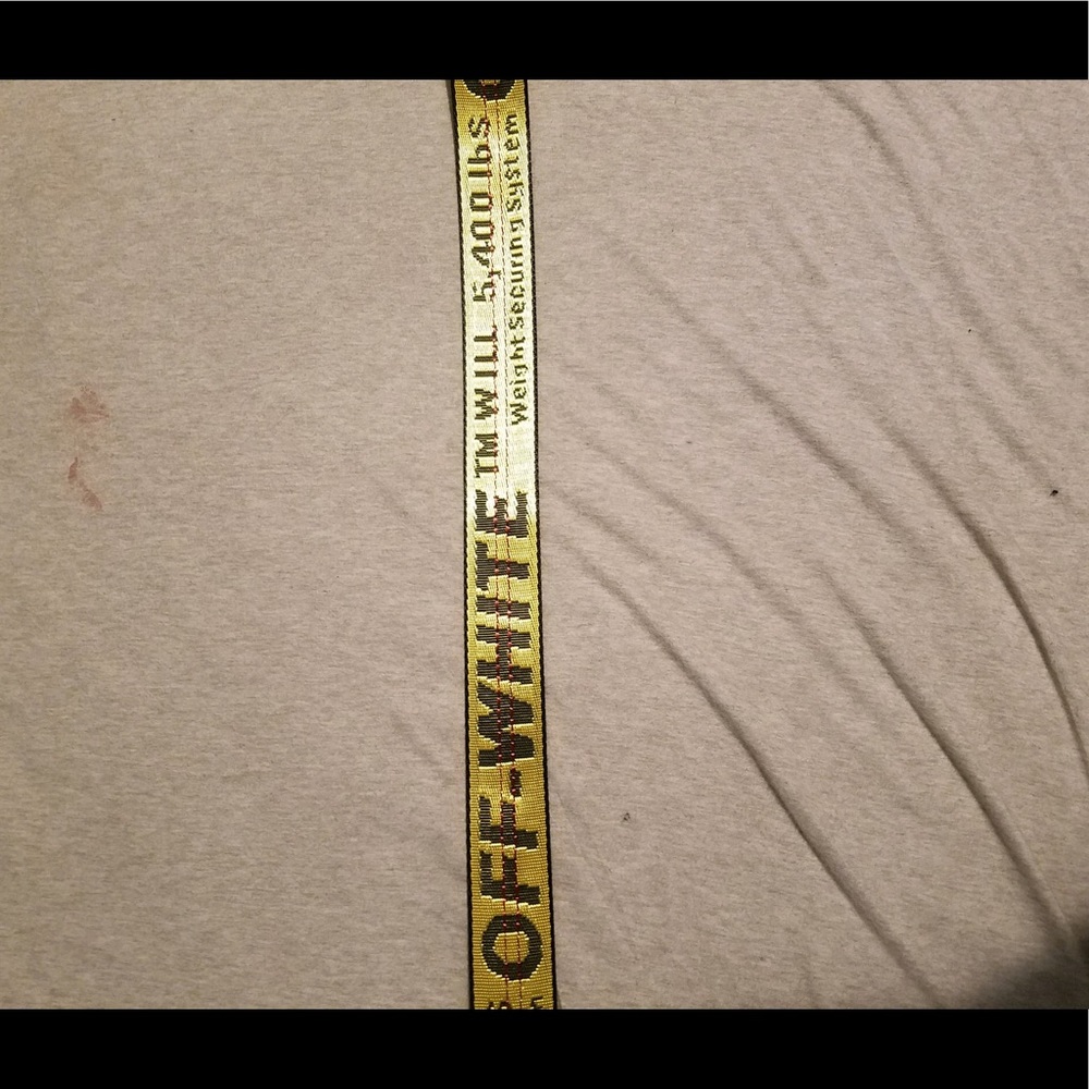 ❌SOLD❌Off White Industrial Belt